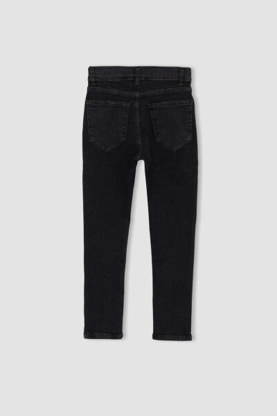 Boys' Skinny Fit Jean Pants Black - 7