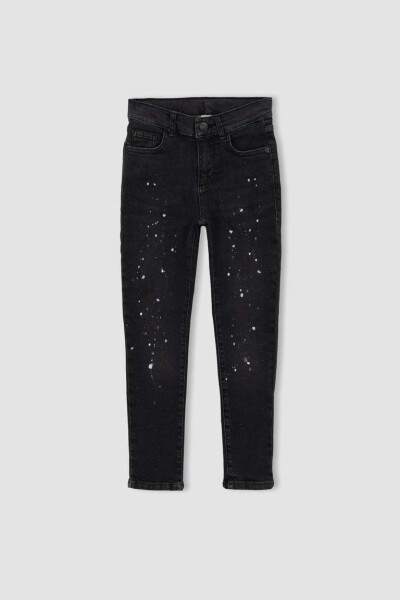 Boys' Skinny Fit Jean Pants Black - 8