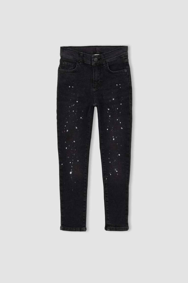 Boys' Skinny Fit Jean Pants Black - 8