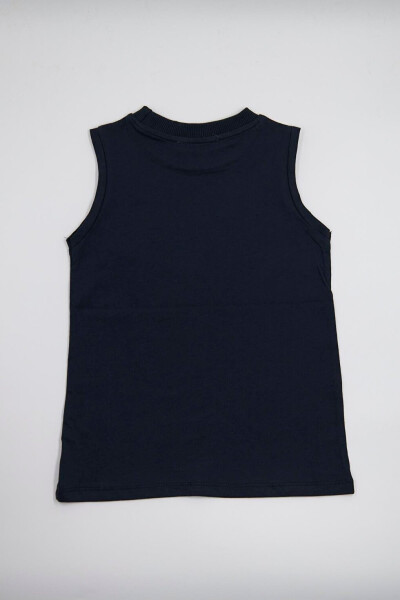 Boys Sleeveless T-shirt Navy - Tara - 4