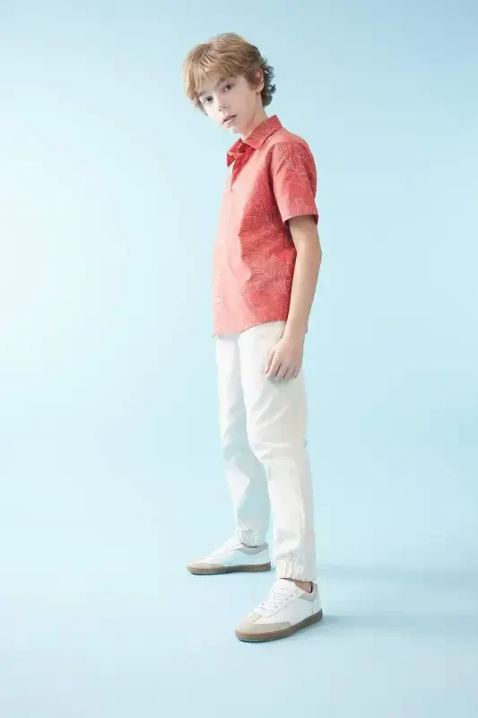 Boys' Standard Leg Gabardine Trousers B7422a824sp - 2