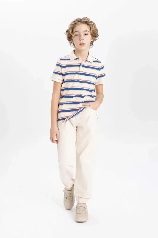 Boys' Standard Leg Gabardine Trousers B7422a824sp - 3