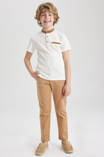 Boys' Standard Leg Gabardine Trousers Z3195a623sm - 3