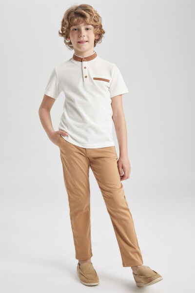 Boys' Standard Leg Gabardine Trousers Z3195a623sm - 5