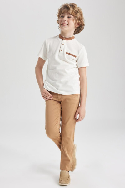 Boys' Standard Leg Gabardine Trousers Z3195a623sm - 6