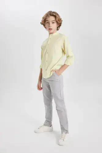Boys Standard Leg Linen Blend Pants Z1706a623sm - 5