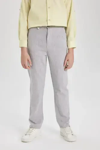 Boys Standard Leg Linen Blend Pants Z1706a623sm - 6