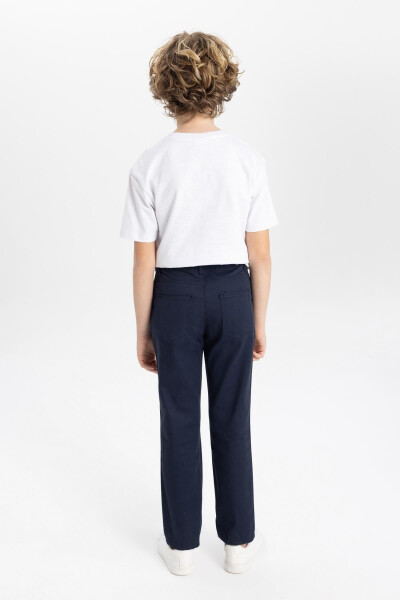 Boy's Standard Leg Linen Look Pants B6707a824sp - 7