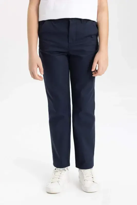 Boy's Standard Leg Linen Look Pants B6707a824sp - DEFACTO