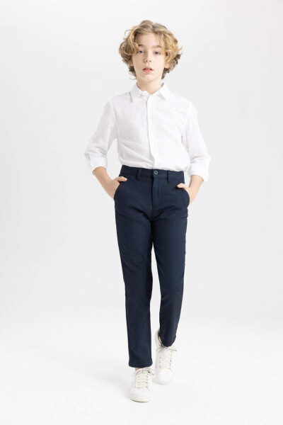 Boys Standard Leg Trousers Navy - 5