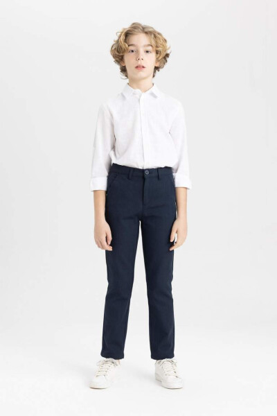 Boys Standard Leg Trousers Navy - 6