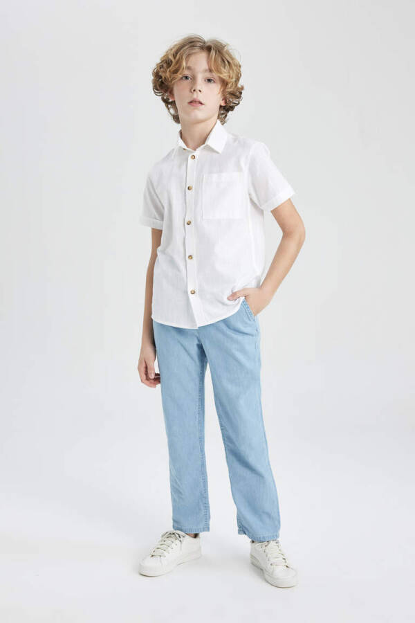 Boys Straight Fit Jeans Light Blue - 1