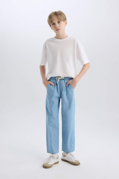 Boys Straight Fit Jeans Light Blue - 1