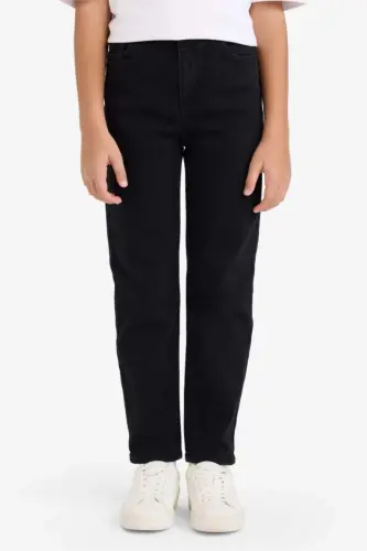 Boys Straight Fit Standard Leg Jeans Black - 1