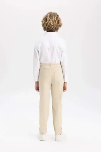 Boys' Straight Leg Gabardine Trousers X4224a624sm - 6