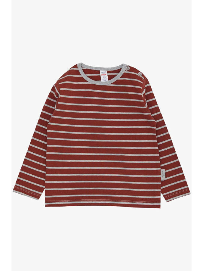 Boy's T-shirt - Brown - 1