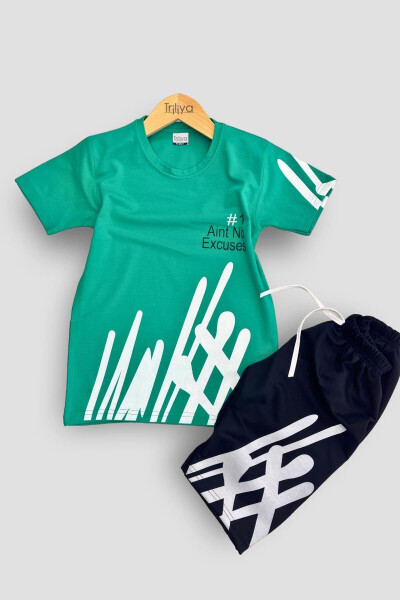 Boy's T-Shirt & Capri Set - Economical Summer Style 