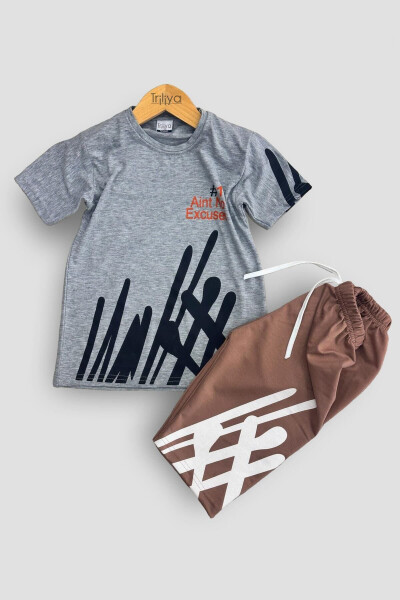 Boys' T-Shirt & Capri Set - Economical Summer Style 