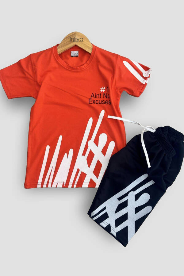 Boys' T-Shirt & Capri Set - Economical Summer Style - 1