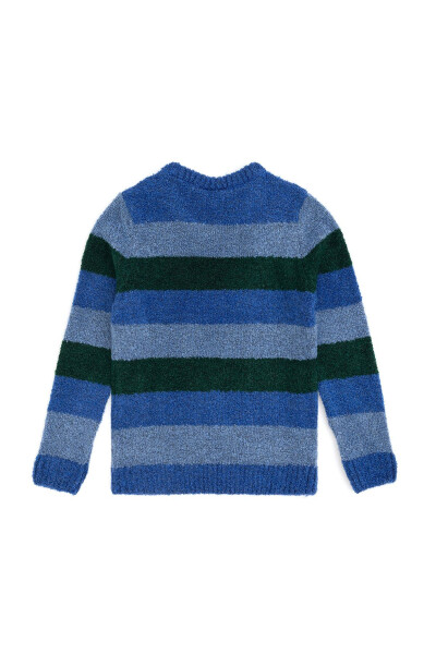 Boys' Teal Bike Neck Sweater 50293032-vr045 - 8