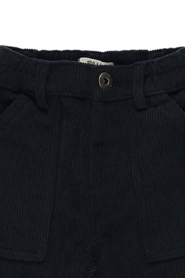 Boy's Teal Striped Pants - 3