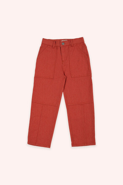 Boy's terracotta pants - PANÇO