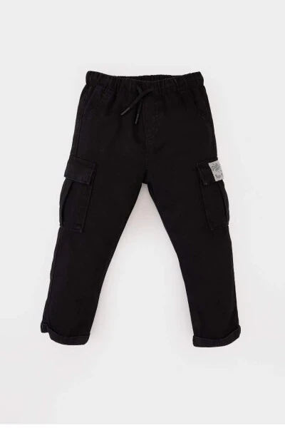 Boys' Trousers with Pockets, Anthracite - DEFACTO