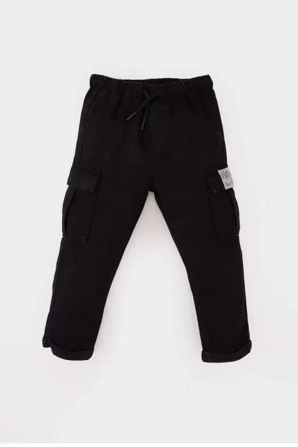 Boys' Trousers with Pockets, Anthracite - 1