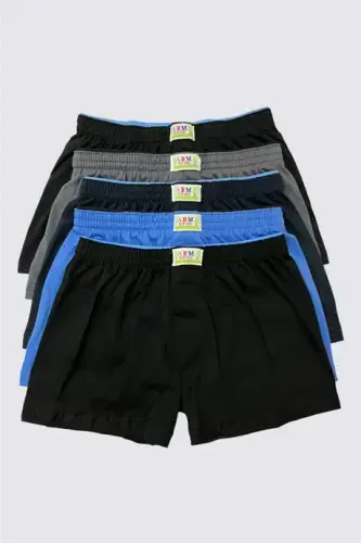 Boys Underwear Boxer Briefs 5 Pack Plain Classic Fit Comfort Soft 100% Cotton - 4