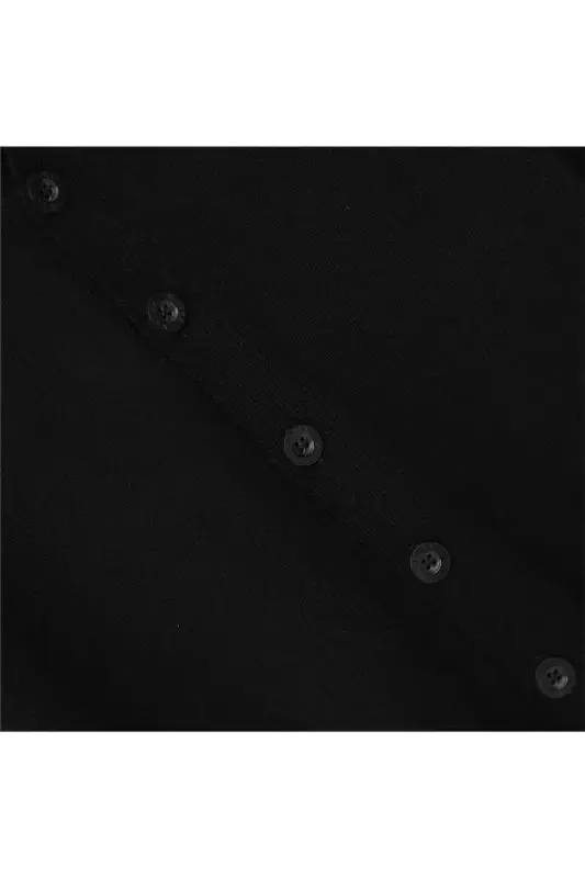 Boys V Neck Knitted Cardigan - 13009 - Black-BLACK - 5