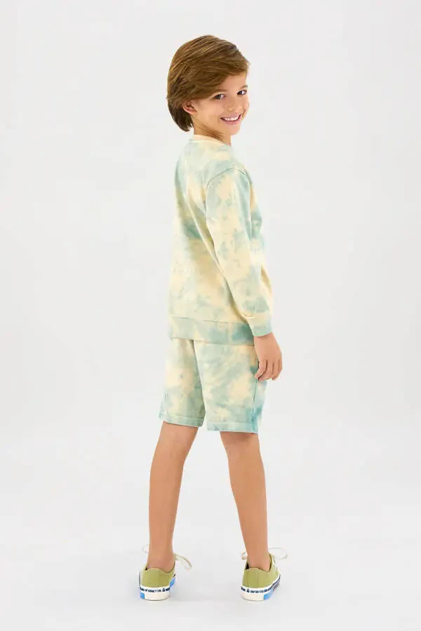 Boys' Washed Green Sweatshirt - 4