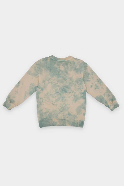 Boys' Washed Green Sweatshirt - 5