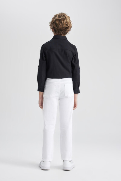 Boys White Gabardine Trousers Tyc00398959998 - 14