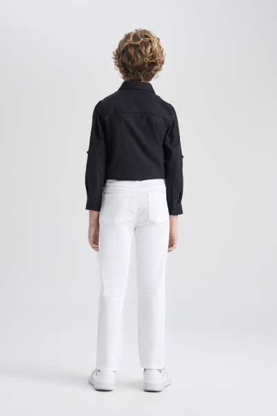 Boys White Gabardine Trousers Tyc00398959998 - 6