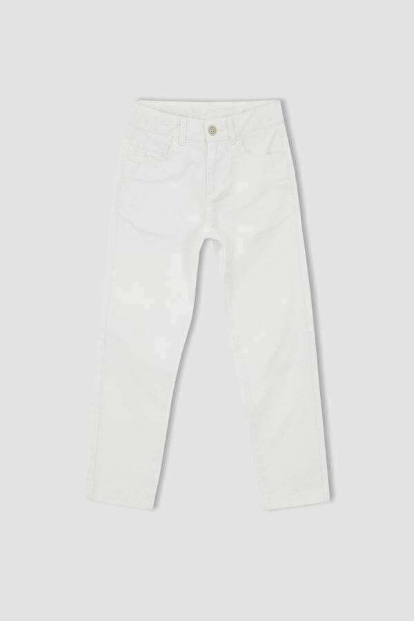 Boys White Gabardine Trousers Tyc00398959998 - 7