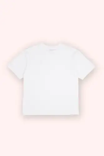Boy's White Short Sleeve Pocket T-Shirt - PANÇO (1)