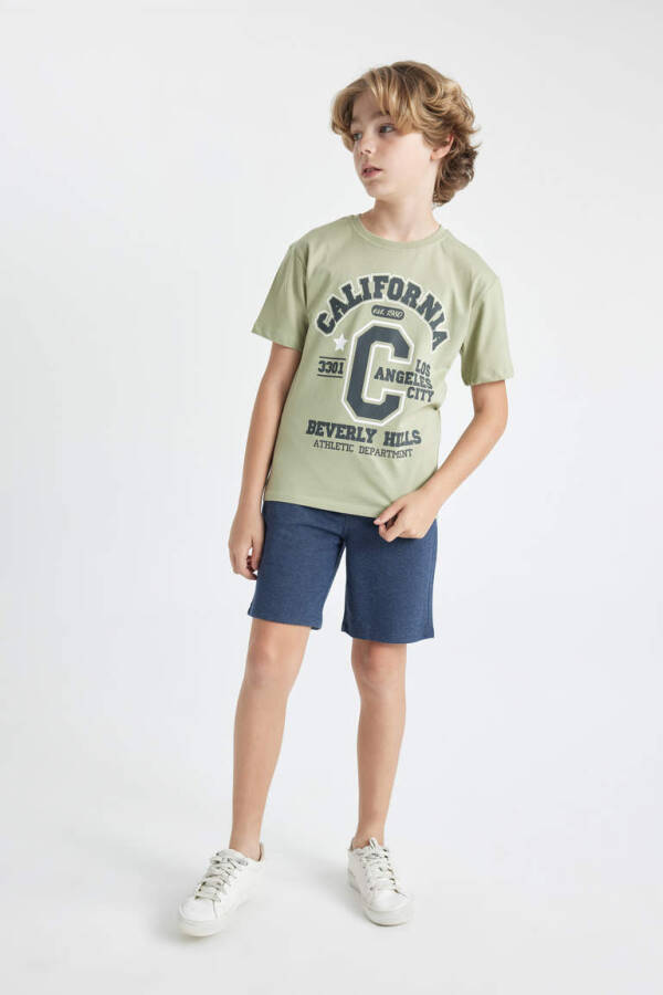 Boys' Zipper Pocket Shorts Navy - 3