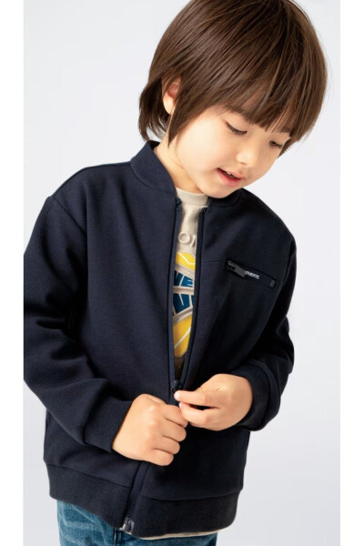 Boys' Zippered Sweatshirt - 1