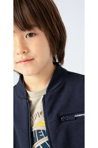 Boys' Zippered Sweatshirt - 2