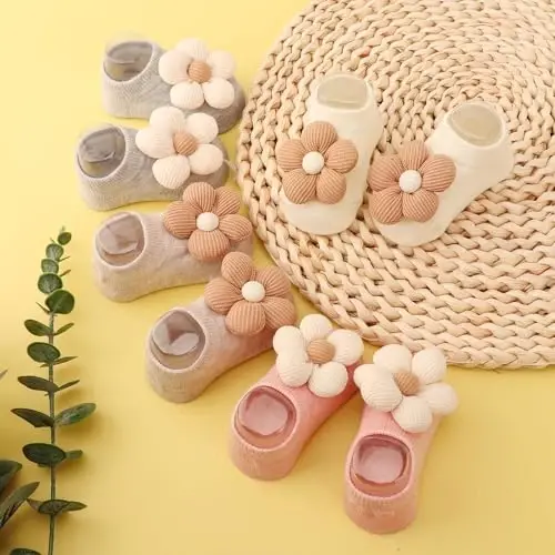 BQUBO Baby Girls Paypoqlar Ko'zoynakli Ruffle Dantelli Paypoq Chaqaloq Paypoqlari Yangi tug'ilgan chaqaloq/go'dak/yosh bolalar/bolalar Frilly Yozgi Yupqa Ko'ylak Paypoq - MODAZONE (1)