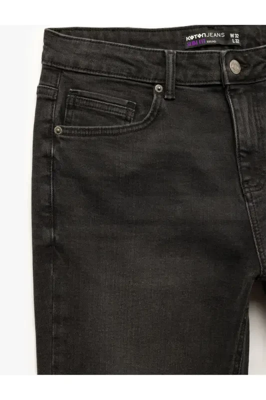 Brad Black Men's Jean Pants 5sam40002nd - 7