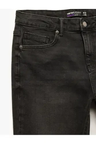 Brad Siyah Erkak Jean Shim 5sam40002nd - 7