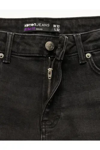 Brad Siyah Erkek Jean Pantolon 5SAM40002ND - 6