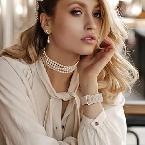 Braided Stretchy Solo Loop Compatible for Apple Watch Band 38mm 40mm 41mm 42mm 44mm 45mm 46mm 49mm for Women Men, Nylon Elastic Straps Wristbands for iWatch Series 11/10 9 8 7 6 5 4 3 SE/Ultra 3 2 1 - 3