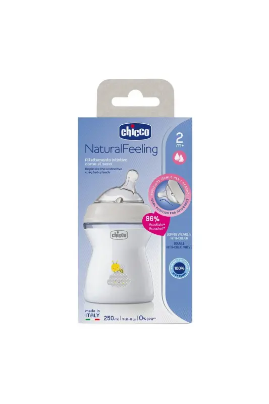Brand: Natural Feeling Baby Bottle 2 Months+ 250 Ml Category: Baby Bottle - 4