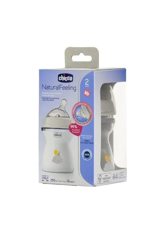 Brand: Natural Feeling Baby Bottle 2 Months+ 250 Ml Category: Baby Bottle - 5