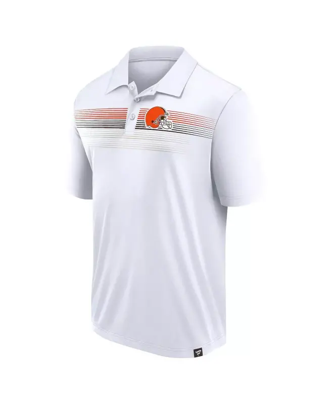 Branded erkaklar oq Cleveland Browns Victory For Us Interlock Polo - 3