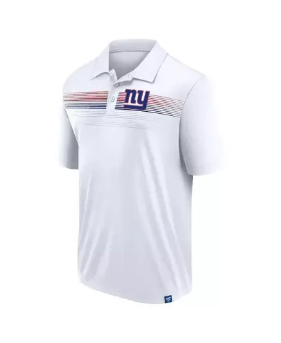 Branded erkaklar oq Nyu-York Giants G'alaba Biz uchun Interlok Polo - FANATICS (1)