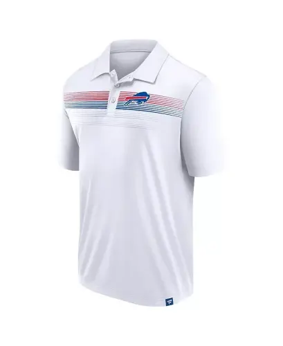 Branded Men's White Buffalo Bills Victory For Us Interlock Polo - 4