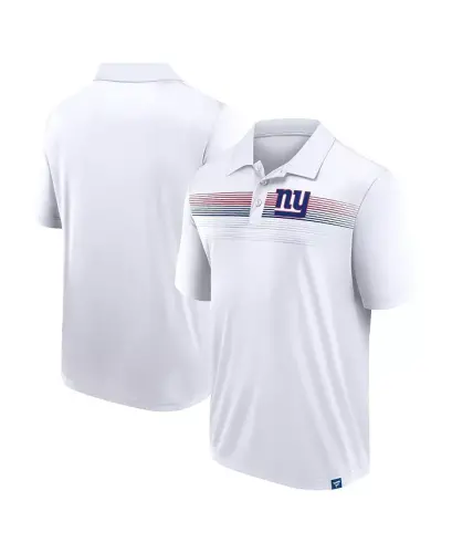 Branded Men's White New York Giants Victory For Us Interlock Polo - 1
